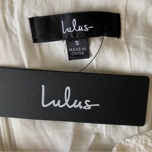 Lulu's Little Bit In Love White Surplice Puff Sleeve Mini Dress - Picture 2 of 4